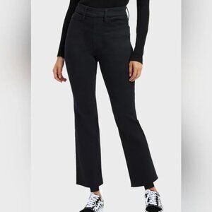 "Good American" Straight Leg pull-on Jeans